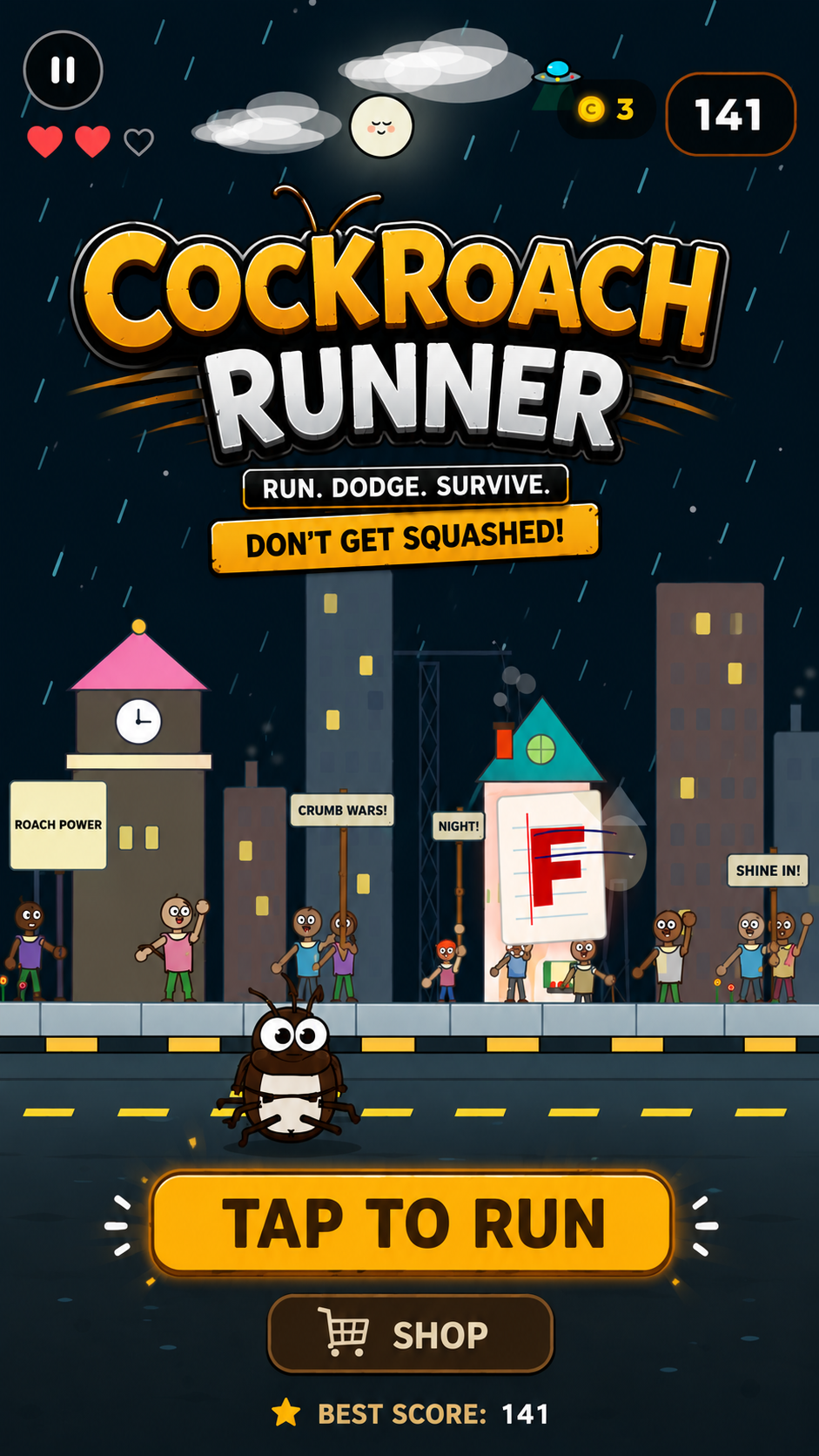 Dodge angry aunties and flying slippers gameplay screenshot