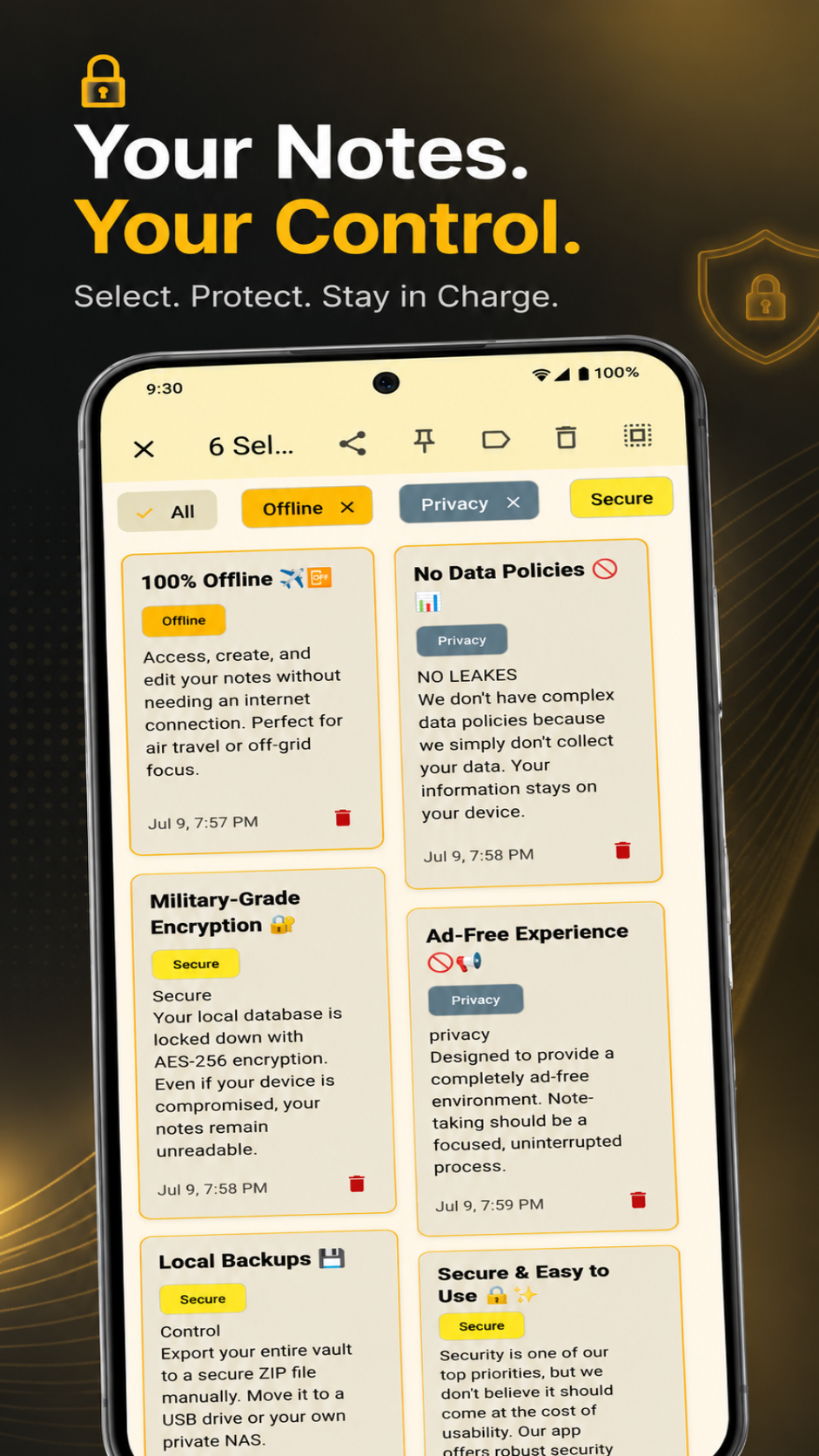 Priv Notes Multi-Select and Batch Actions